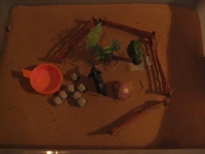 Example of symbols and toys